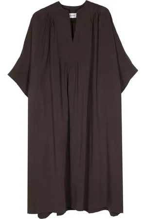 YVES SALOMON Pleat-detail dress