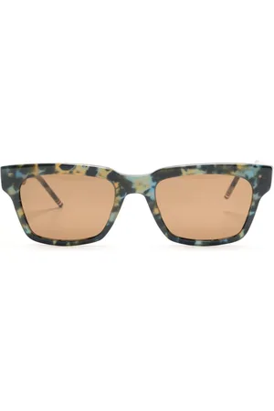 Thom Browne Tortoiseshell-effect square sunglasses