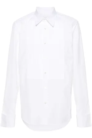 Lanvin Pintuck-detail cotton shirt