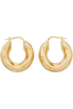 Jil Sander Sculpted hoop earrings