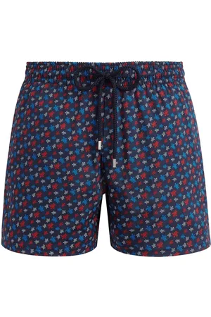 Vilebrequin Turtle-print logo-appliqué swim shorts