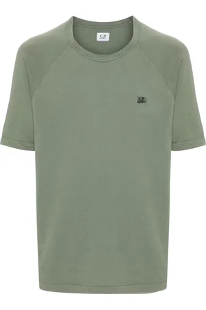 C.P. Company Logo-embroidered cotton T-shirt