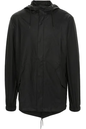 Rains Fishtail drawstring-hood coated parka