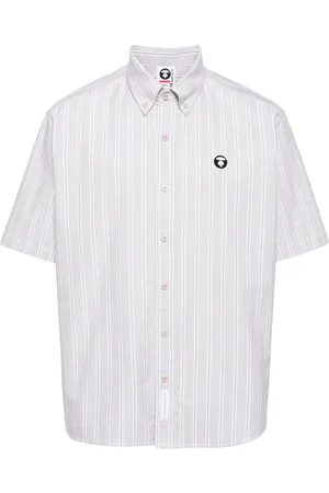 A Bathing Ape Striped cotton shirt