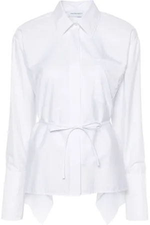 Viktor & Rolf Volant open back tied shirt