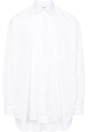 Vetements Logo-tag cotton shirt