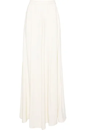 Viktor & Rolf Mid-rise crepe palazzo trousers