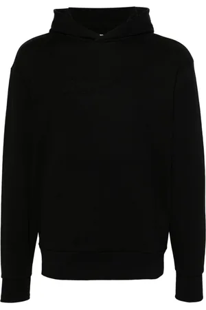 Boggi Milano Logo-embossed cotton hoodie
