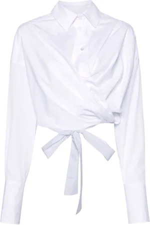 Viktor & Rolf Cropped wrap shirt