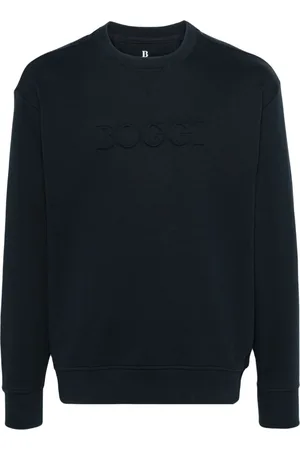 Boggi Milano Logo-embossed cotton sweatshirt