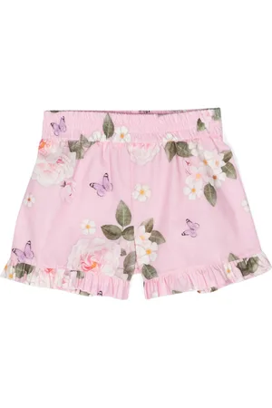 MONNALISA Floral-print cotton short