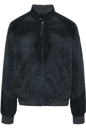 Maison Margiela Crinkled zip-up jacket