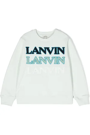 Lanvin Logo-embroidered cotton sweatshirt