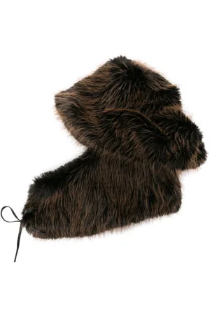 Lanvin X Future faux-fur fisherman hat