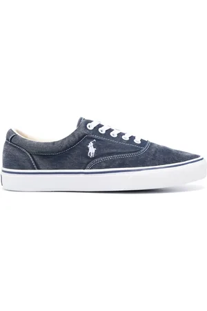Ralph Lauren Logo-sole panelled sneakers