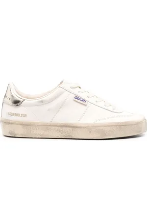 Golden Goose Soul Star distressed leather sneakers