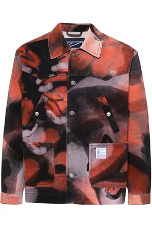 Rassvet Abstract-print denim jacket