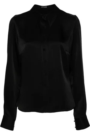 Styland Button-up satin shirt