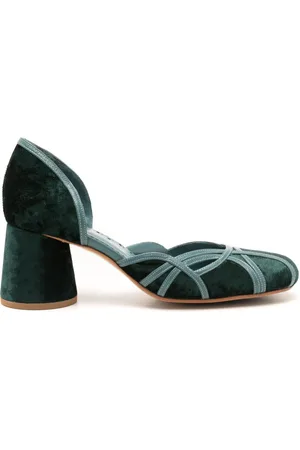Sarah Chofakian 55mm Albert velvet pumps