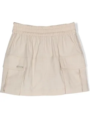 MONNALISA Poplin cargo mini skirt