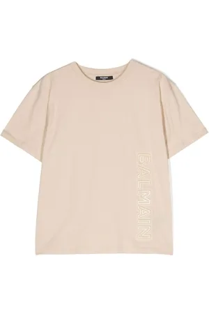 Balmain Logo-embossed cotton T-shirt