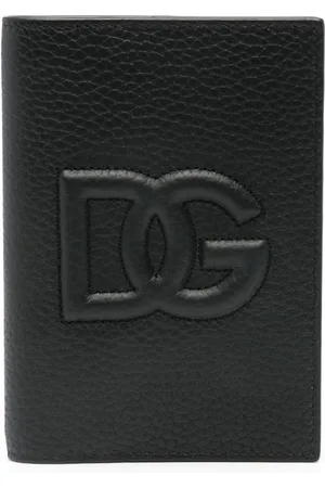 Dolce & Gabbana Embossed-logo leather wallet