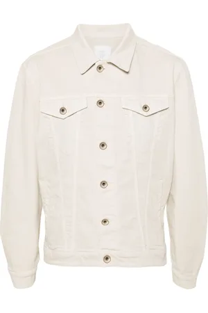 ELEVENTY Panelled denim shirt jacket