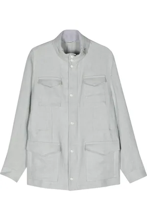 ELEVENTY Linen field jacket
