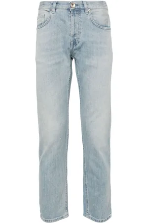 ELEVENTY Stonewashed straight jeans