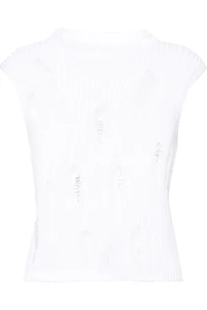 Gauchere Distressed cotton vest