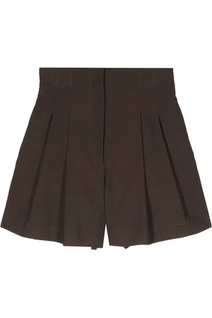 Serafini Pleated tailored shorts