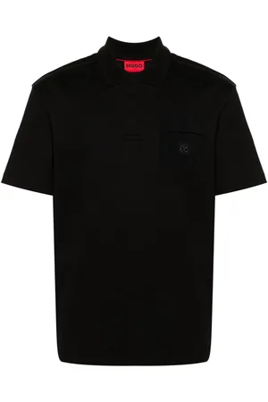 HUGO BOSS Appliqué-logo cotton polo shirt