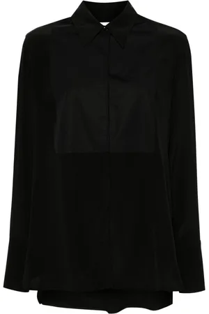 Victoria Beckham Panel-detail silk shirt