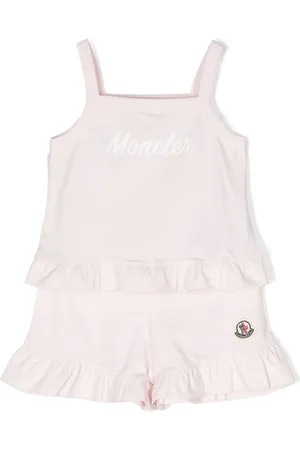 Moncler Appliqué-logo short set