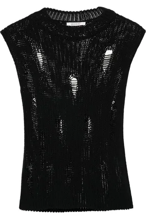 Gauchere Distressed cotton vest