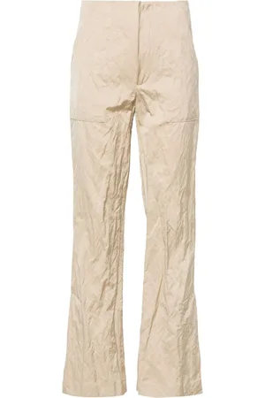 Gauchere Creased tapered trousers