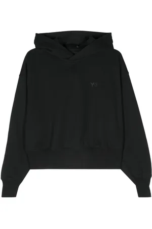 Y-3 Logo-print cotton hoodie