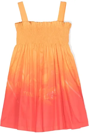 Lapin House Ombré-effect cotton dress
