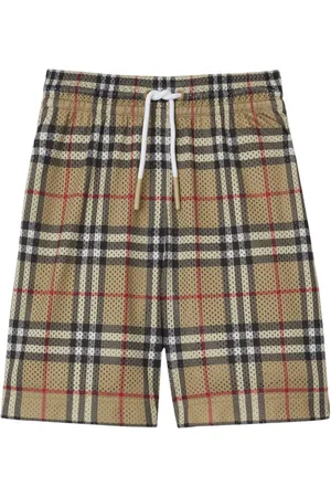 Burberry Vintage Check-print perforated shorts