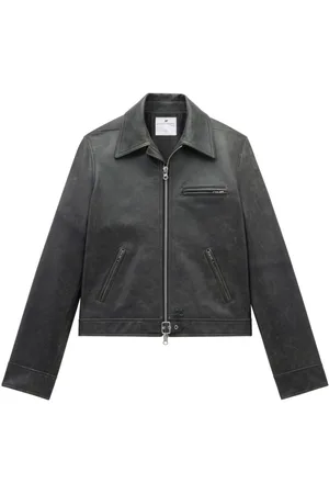 Courrèges Officer leather jacket