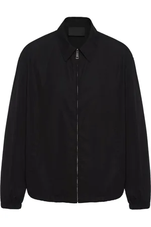 Prada Cotton zip-up shirt jacket