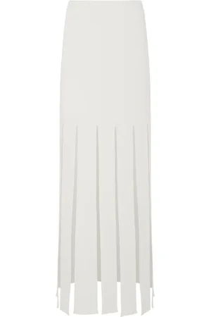 ROSETTA GETTY Fringed maxi skirt