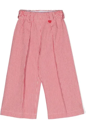 MONNALISA Striped straight-leg trousers