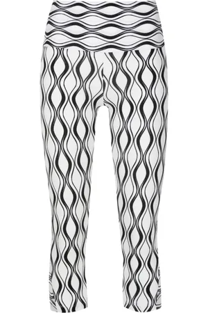 AMIR SLAMA Graphic-print cropped leggings