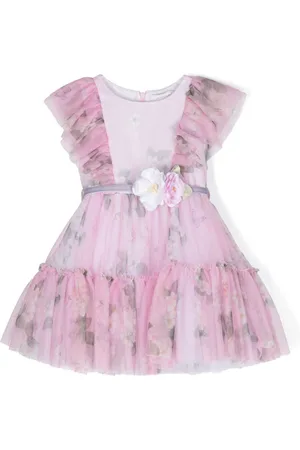 MONNALISA Floral-print party dress