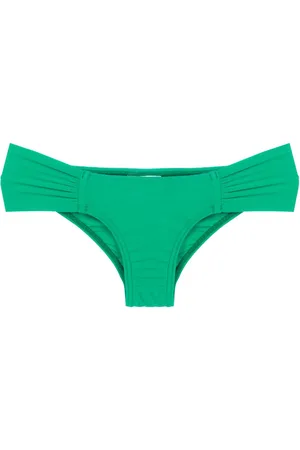 AMIR SLAMA Gathered low-waisted bikini bottoms