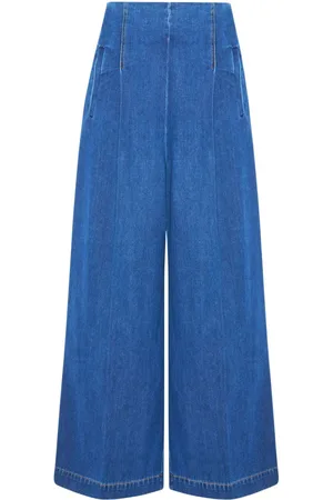 ROSETTA GETTY High-rise wide-leg jeans
