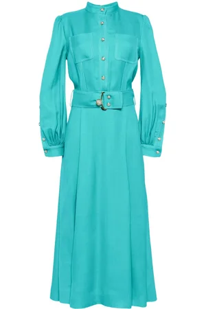 Elie saab A-line belted maxi dress