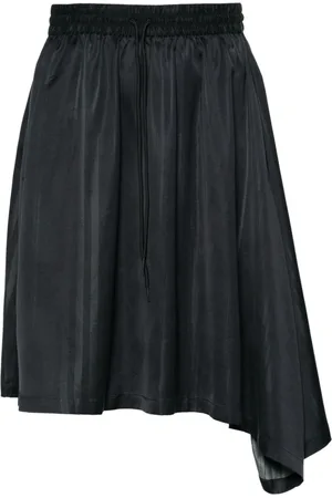 Y-3 Logo-print striped skirt