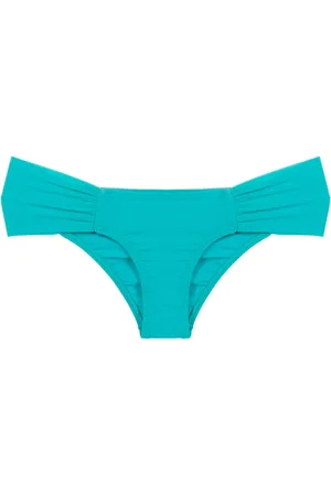 AMIR SLAMA Gathered low-waisted bikini bottoms